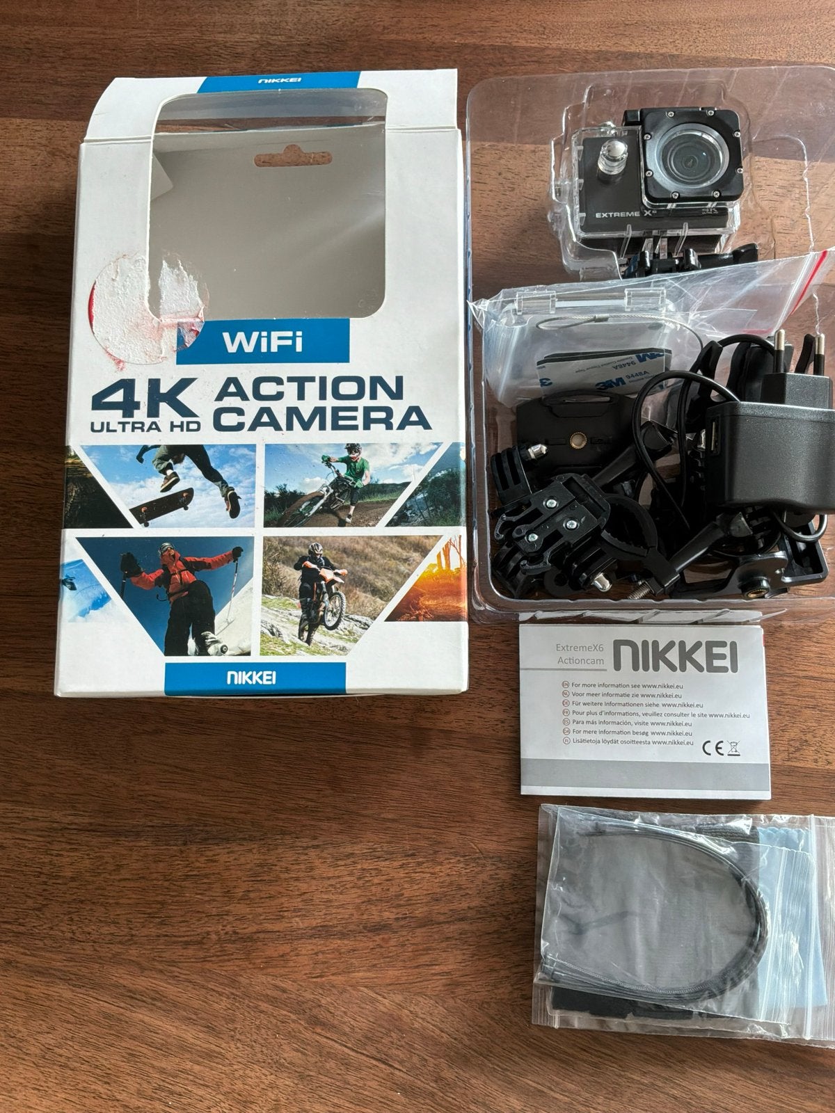 Nieuw Nikkei Extreme X6 4K Wifi Action Camera, Audio, Tv en Foto, Ophalen of Verzenden, Nieuw, Overige merken