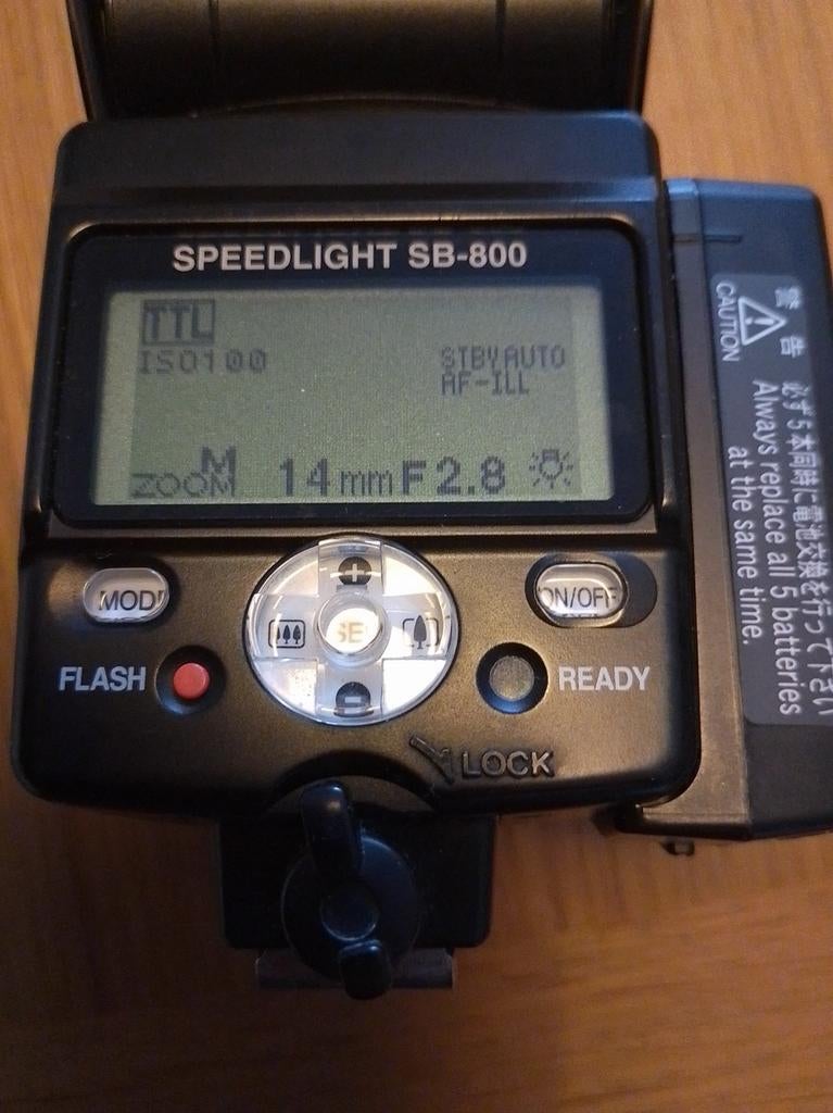 Nikon Speedlight SB-800 flitser, Audio, Tv en Foto, Fotografie | Flitsers, Ophalen of Verzenden, Gebruikt, Nikon, Kantelbaar