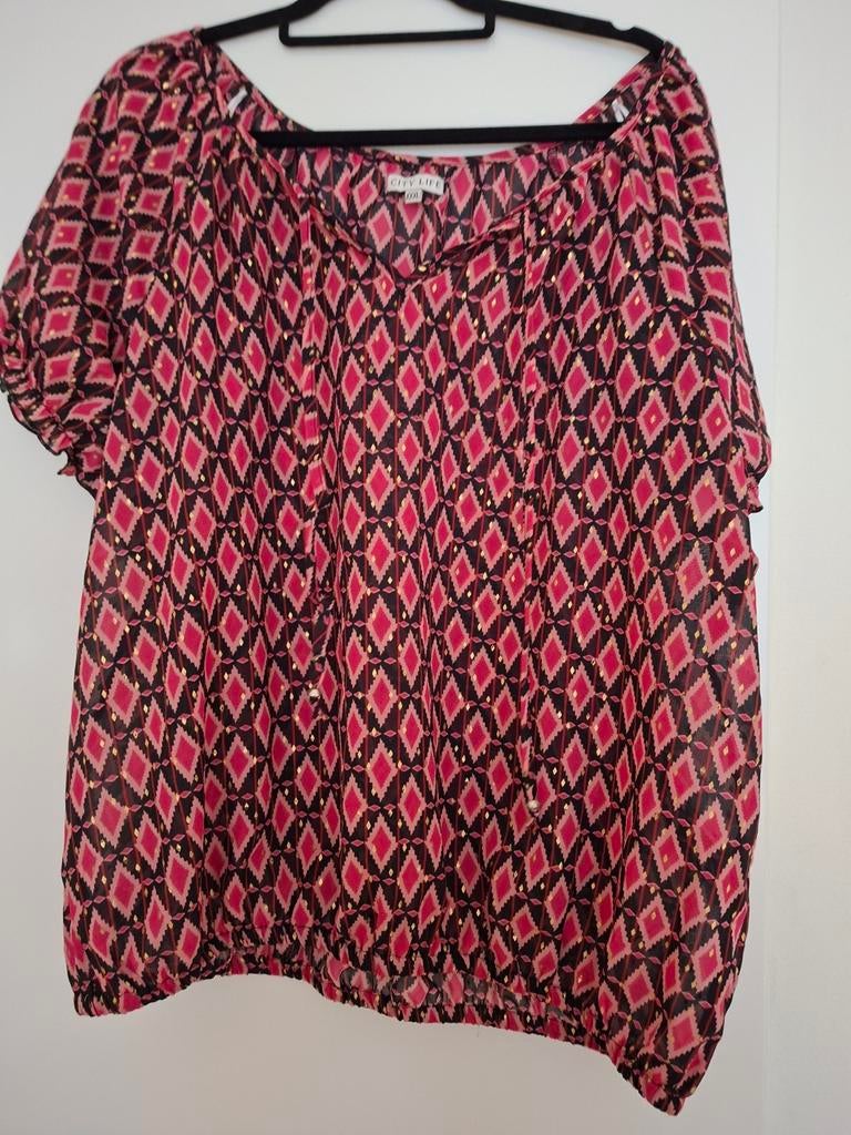 Z.g.a.n. city life maat xxxl dun bloesje, Kleding | Dames, Maat 46/48 (XL) of groter, Ophalen of Verzenden, Zo goed als nieuw
