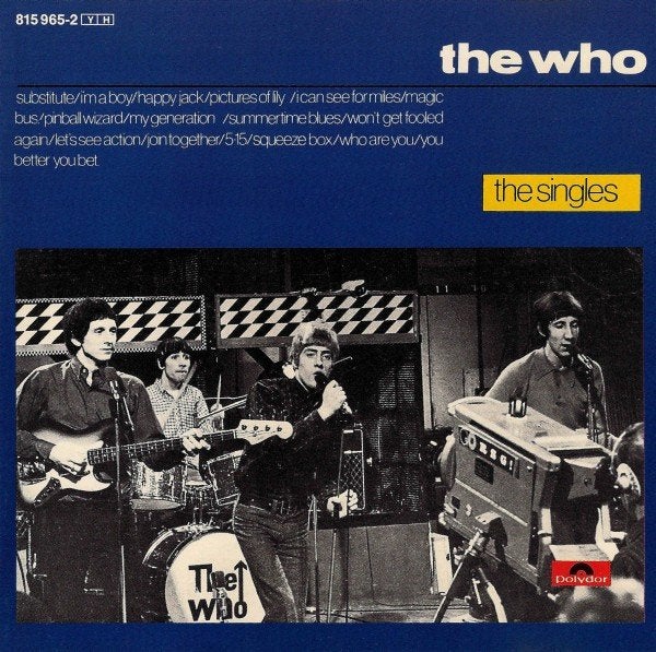 The who – the singles cd 815 965-2, Cd's en Dvd's, Cd's | Rock, Zo goed als nieuw, Poprock, Verzenden