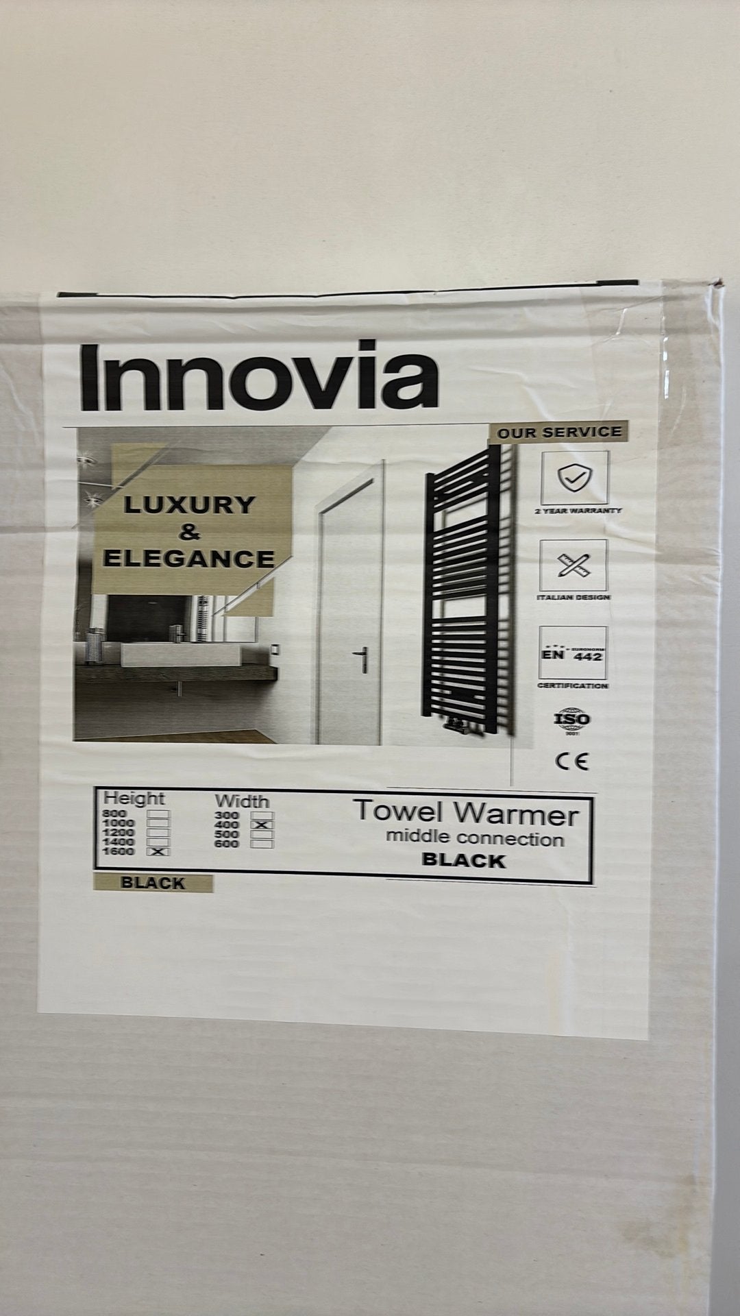 Innovia radiator 1.60x40, Ophalen, Zo goed als nieuw, Radiator, 30 tot 80 cm