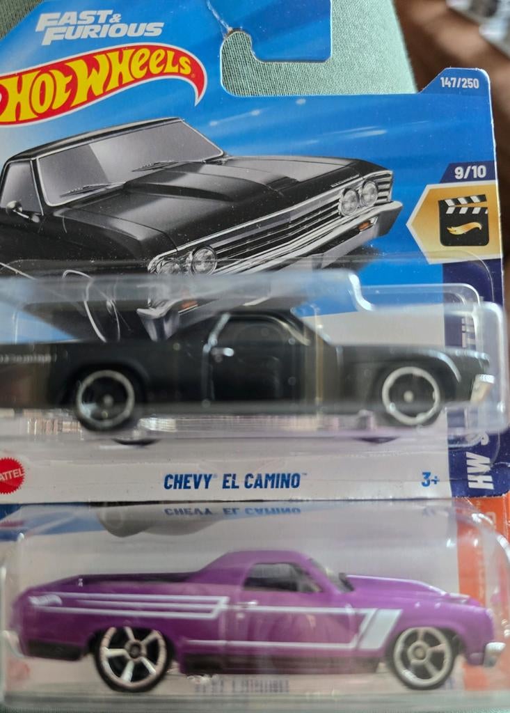 El Camino Hotwheels, Hobby en Vrije tijd, Modelauto's | Overige schalen, Ophalen of Verzenden, Nieuw, Auto