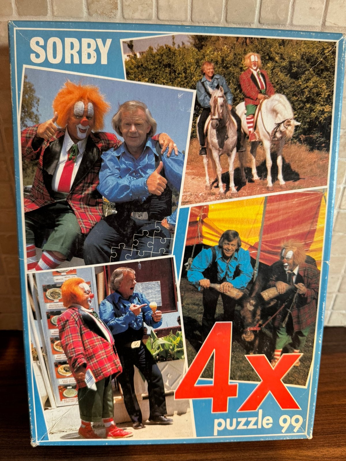Bassie en Adriaan puzzel 99 4x, Hobby en Vrije tijd, Ophalen of Verzenden, Minder dan 500 stukjes, Zo goed als nieuw
