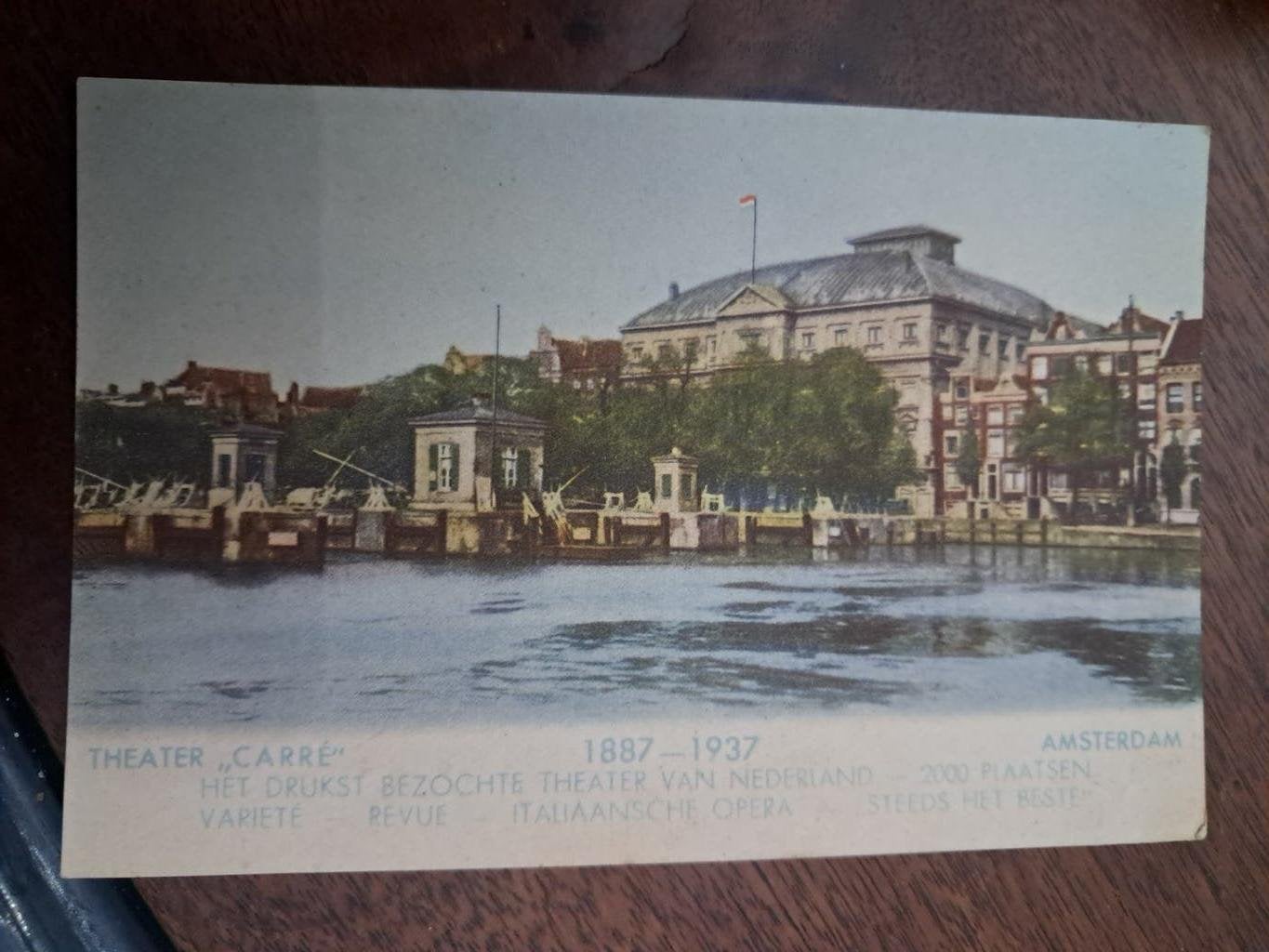 leuke oude kaart theater Carrè, Verzenden, 1920 tot 1940, Ongelopen, Noord-Holland