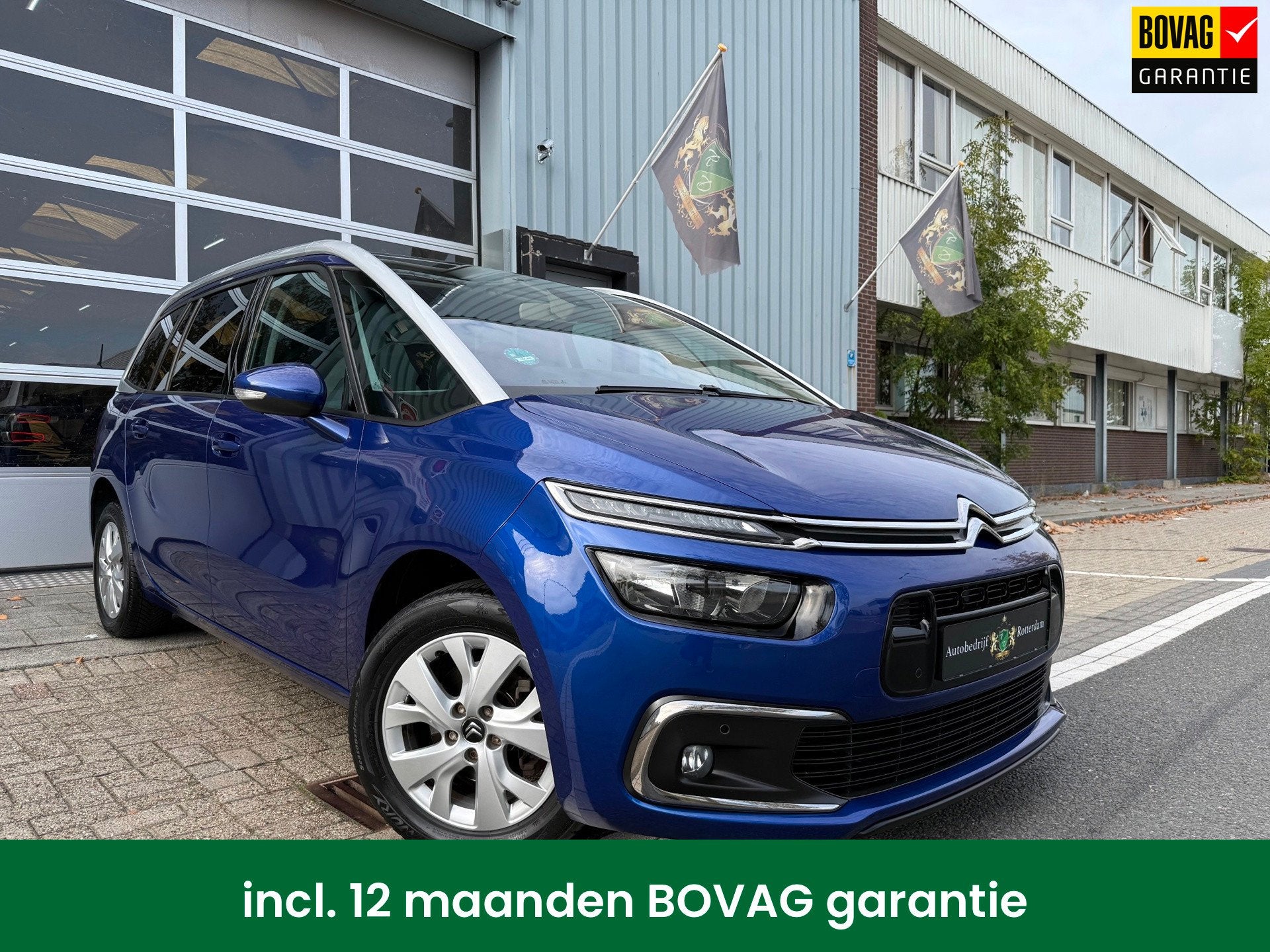 Citroen Grand C4 Picasso 1.2 PureTech LMV16/LED/PDC/CAM/NAVI, Auto's, Gebruikt, 1199 cc, Blauw, 7 stoelen