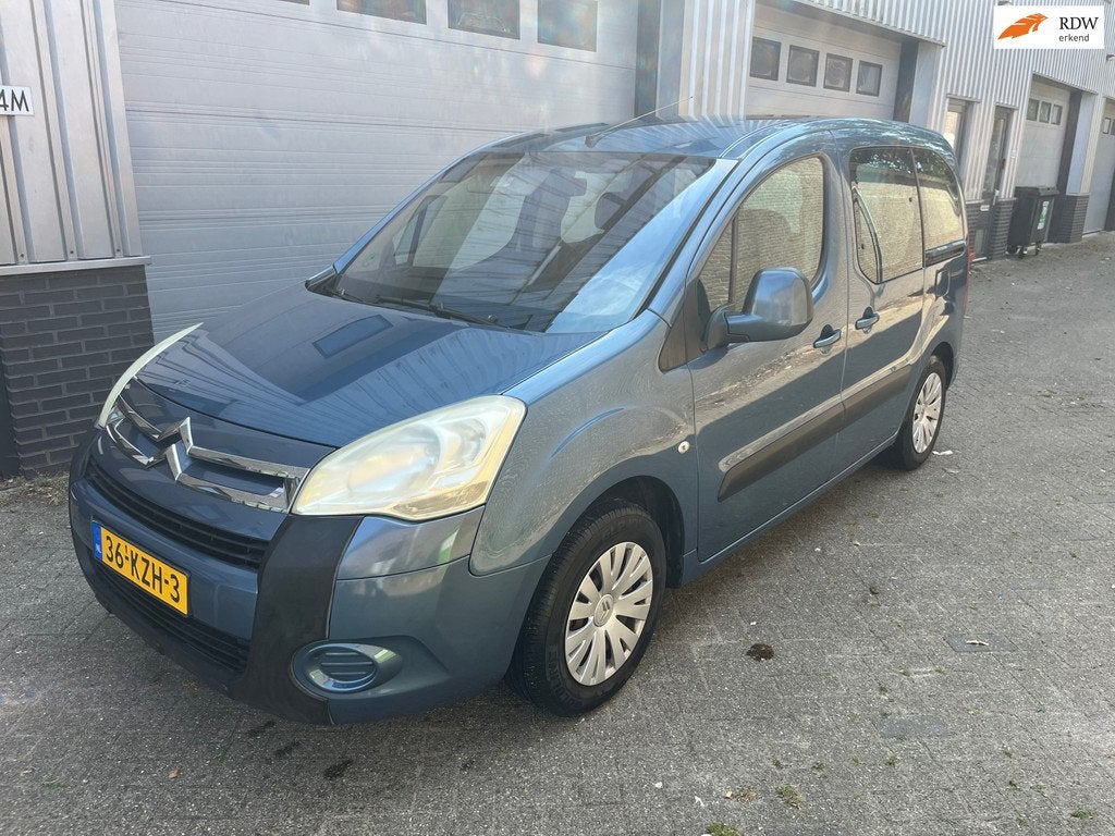 Citroen Berlingo 1.6-16V Multispace! Dubbel schuif! Airco!, Auto's, Citroën, Voorwielaandrijving, Stof, 4 cilinders, Blauw
