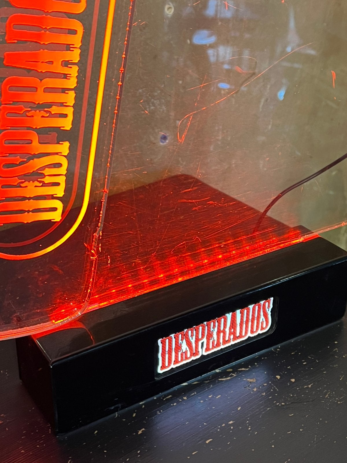 Zeldzame Desperados lichtreclame, Lichtbak of (neon) lamp, Ophalen of Verzenden, Zo goed als nieuw, Nvt