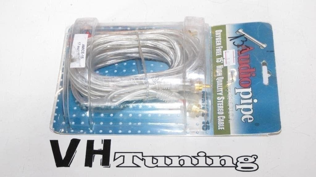 Audiopipe RCA tulp kabel 15" AMICE-15, Auto diversen, Ophalen of Verzenden, Nieuw