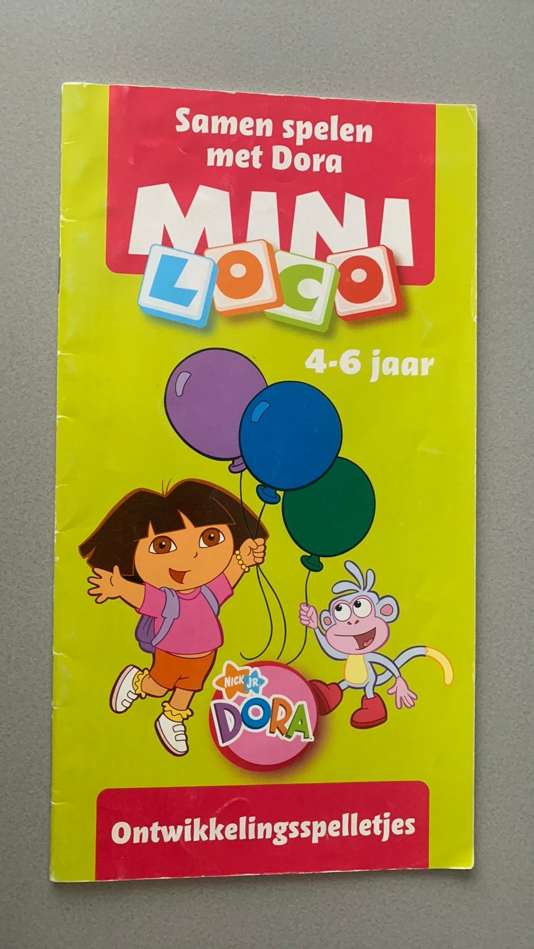 Mini Loco boekje Samen spelen met Dora ., Ophalen of Verzenden, Zo goed als nieuw