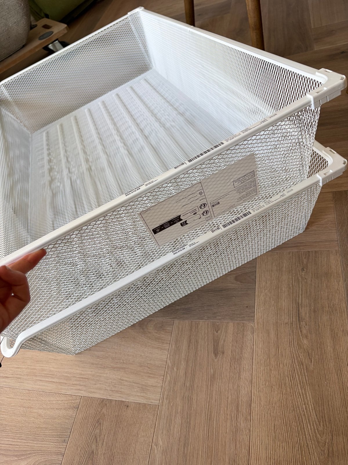 2 nieuwe IKEA PAX KOMPLEMENT draadmanden en plank, Ophalen, Nieuw