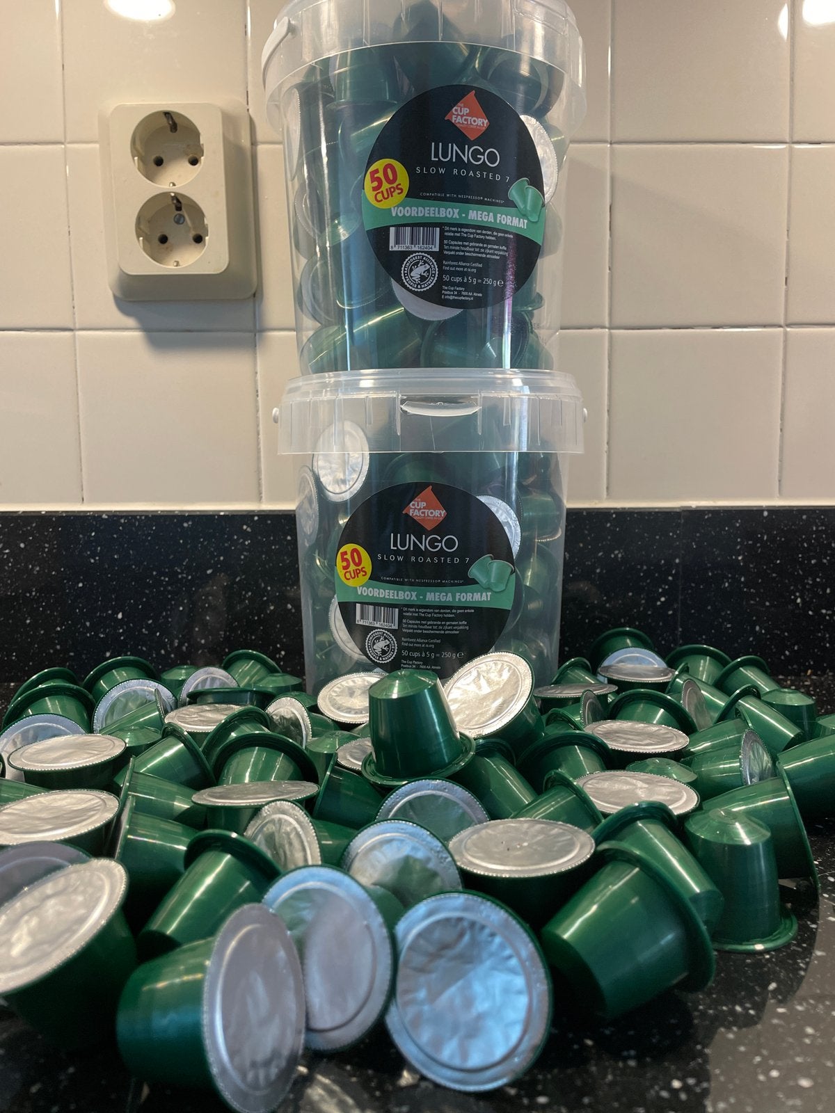 200 Lungo Nespresso Koffiecups, Overige typen, Nespresso, Nieuw, Ophalen of Verzenden