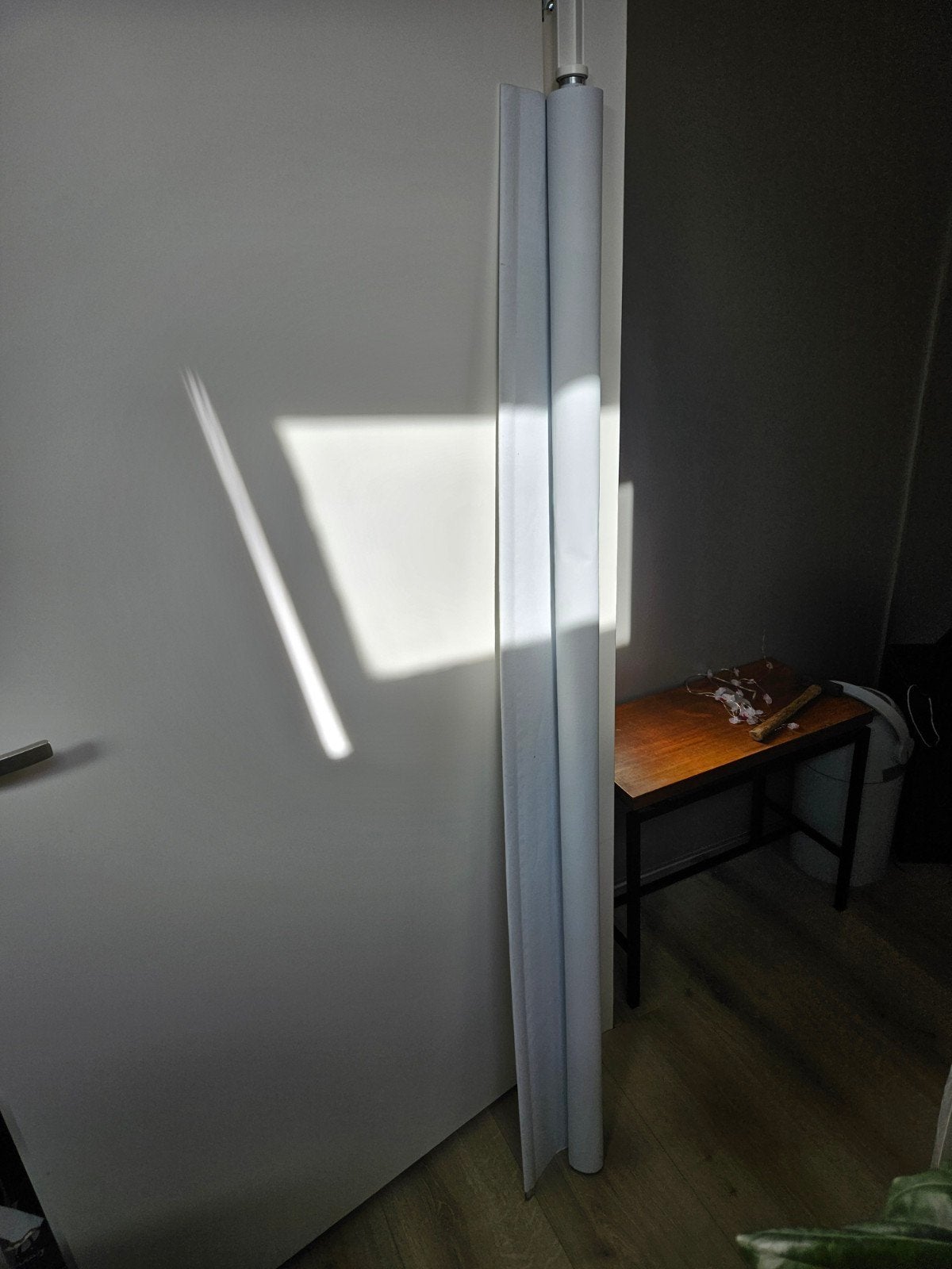 2x rolgordijnen ikea fridans wit, Ophalen, Nieuw, Minder dan 50 watt