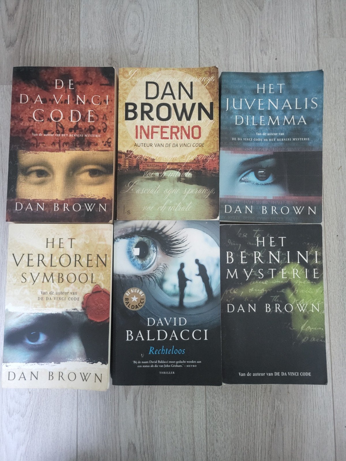 Dan Brown en David Baldacci boekenpakket (6 stuks), Boeken, Ophalen of Verzenden, Gelezen, Dan Brown, David Baldacci, Nederland