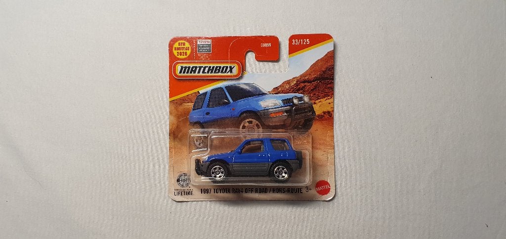 Matchbox 1997 Toyota Rav4 Off Road/Hors Route, Ophalen of Verzenden, Nieuw, Auto