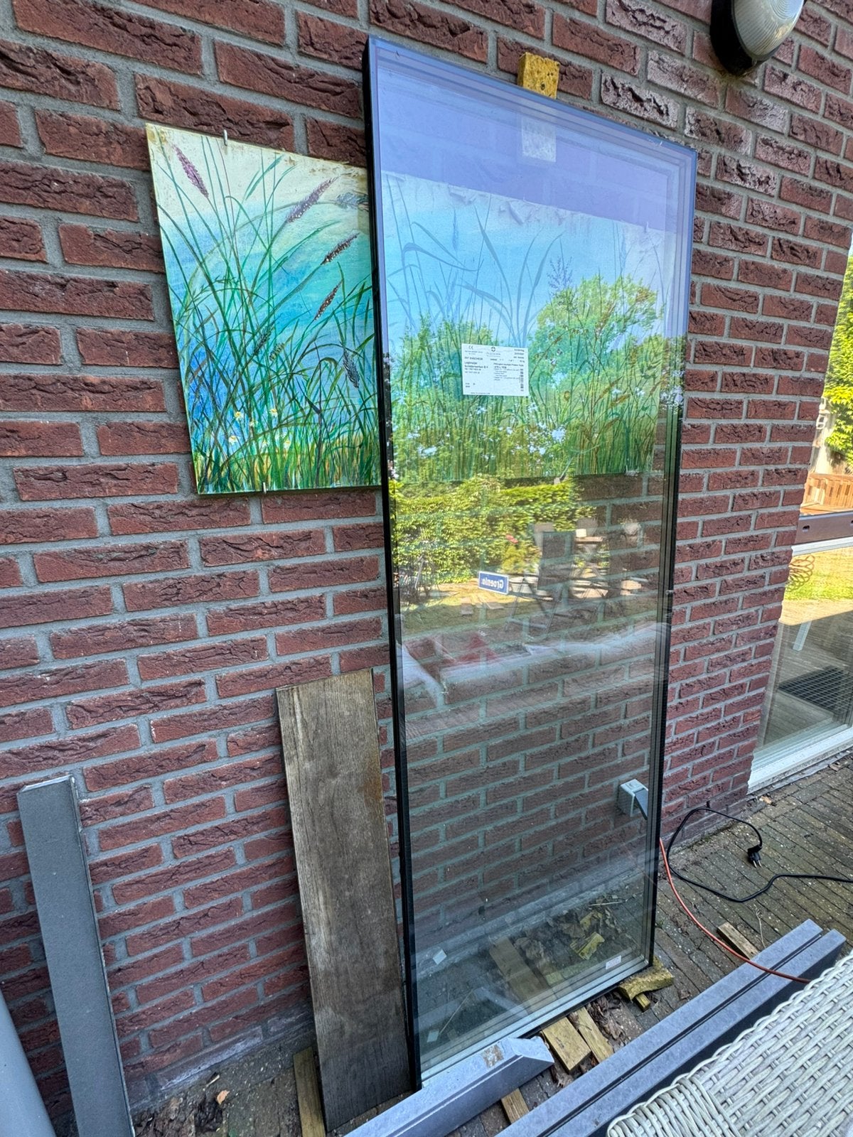 Triple P ruit 679x1936 HR +++, Doe-het-zelf en Verbouw, Glas en Ramen, Ophalen, Gevelraam of Ruit, 80 tot 120 cm, Nieuw