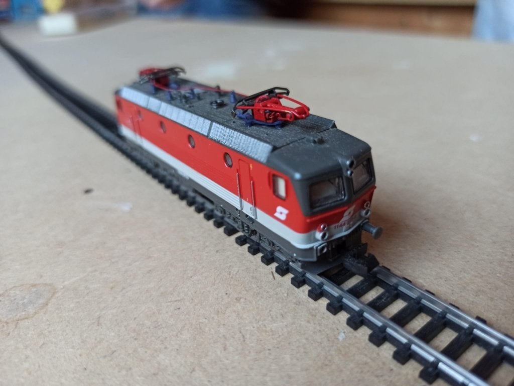 ÖBB 1144 277-9 elektrische locomotief (N-schaal 1:160) ROCO, Overige merken, Gebruikt, Ophalen of Verzenden, Analoog