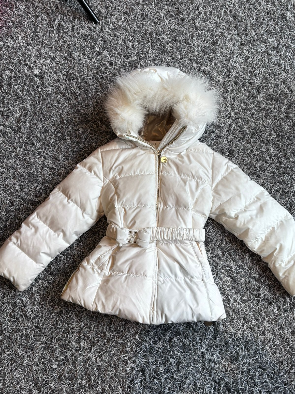 Elsy winterjas met riem 3 jaar, Kinderen en Baby's, Ophalen of Verzenden, Zo goed als nieuw, Meisje, Jas