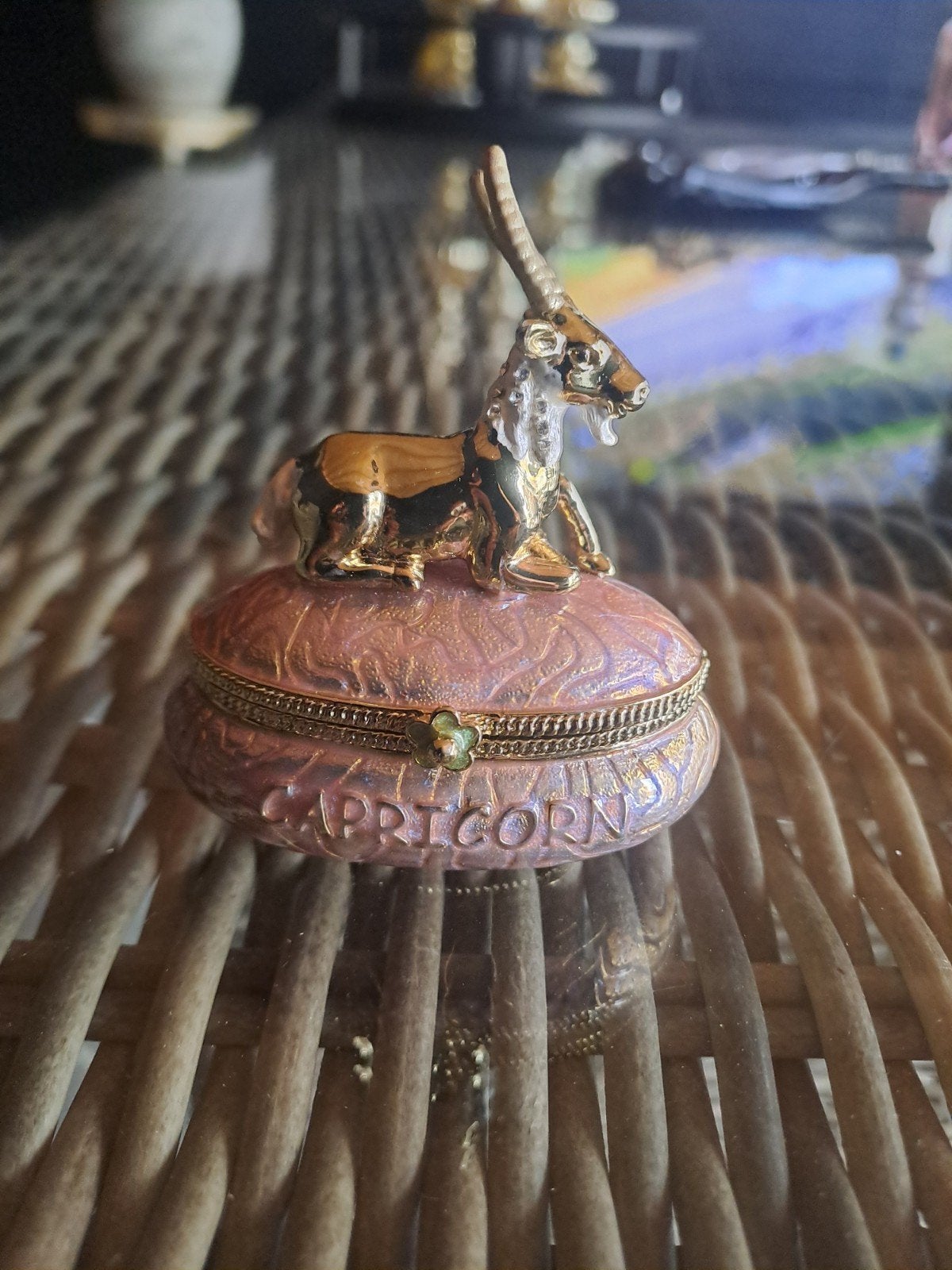 Keren kopal sierradendoosje, Antiek en Kunst, Ophalen of Verzenden