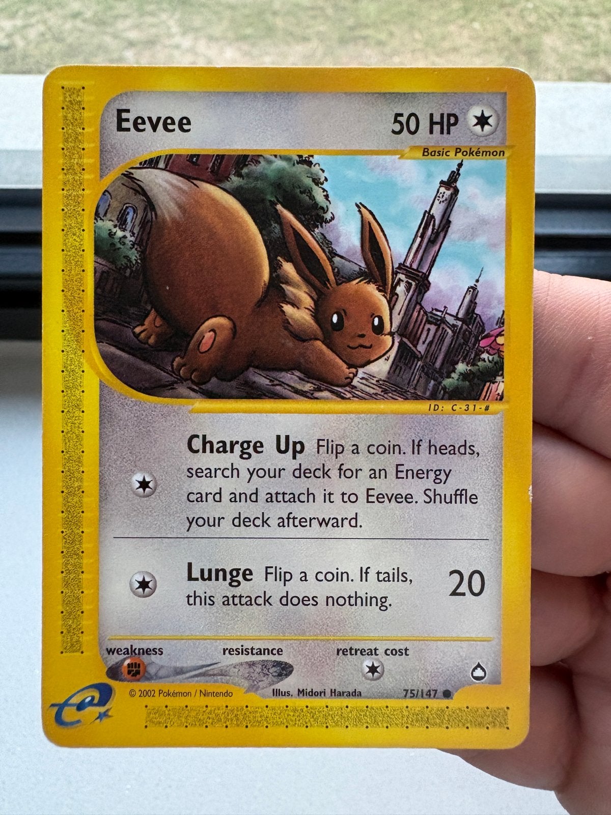 Eevee Aquapolis (EX) (75/147), Ophalen, Zo goed als nieuw, Losse kaart