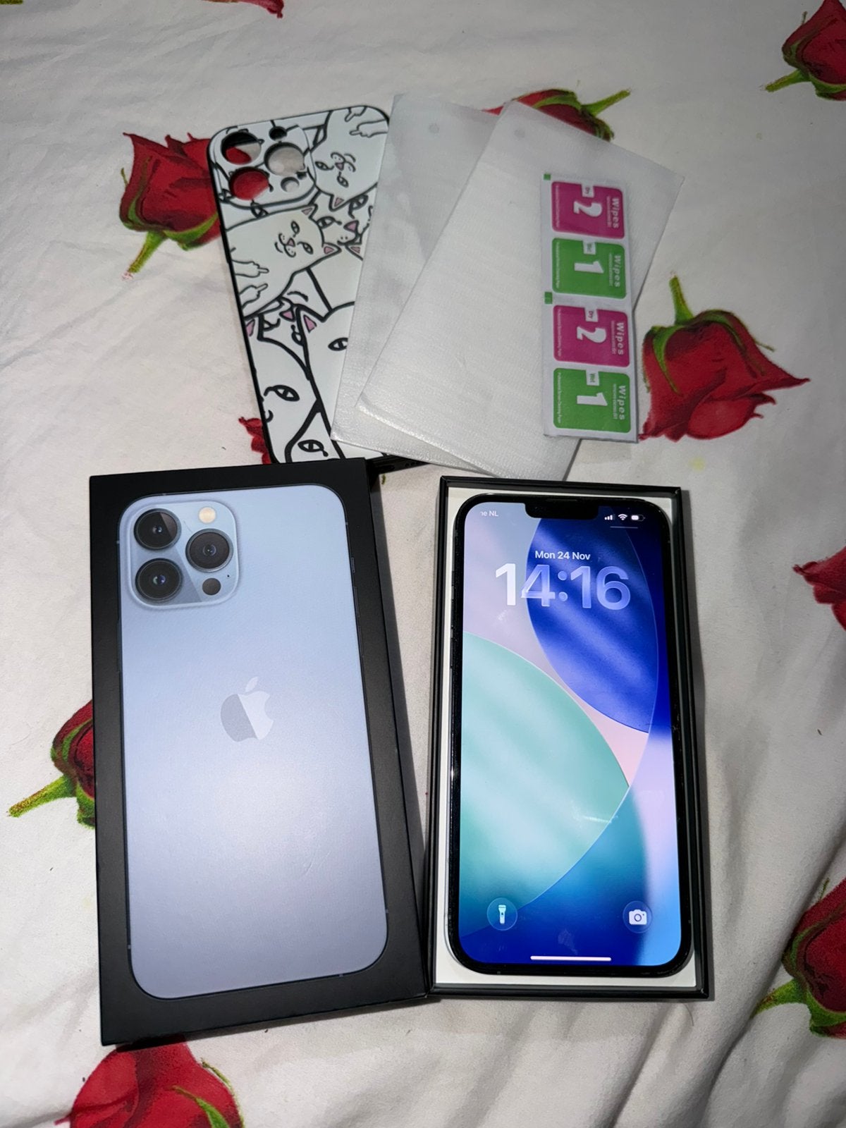 Iphone 13 Pro Max 128 Gb, Ophalen, 128 GB, Blauw, Zonder simlock