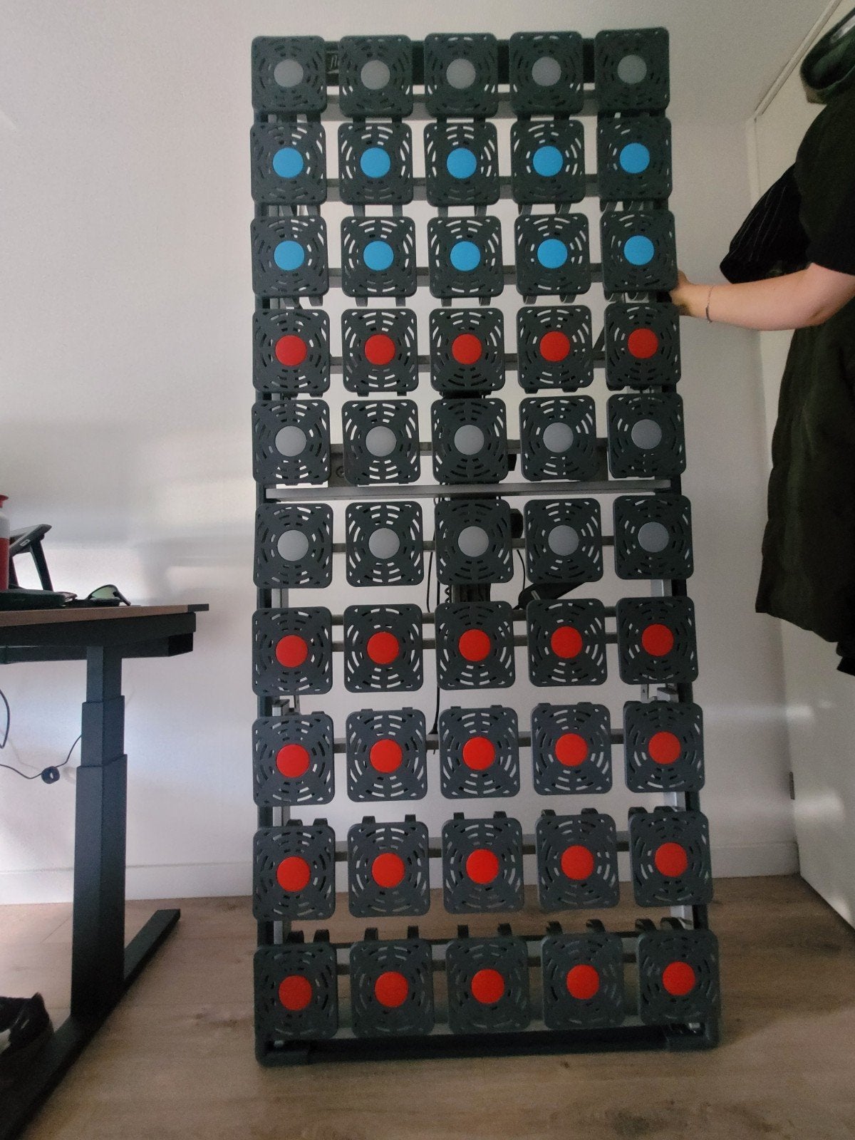 Lattenbodem 90x210 Discflex elektrisch verstelbaar, Ophalen, Zo goed als nieuw