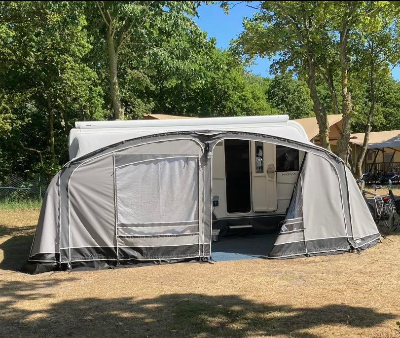 Bijna nieuwe Unico Bologna 280+petluifel+Kuipgrondzeil+etc, Caravans en Kamperen, Ophalen, Zo goed als nieuw, Ten Cate All Season 240g/m2