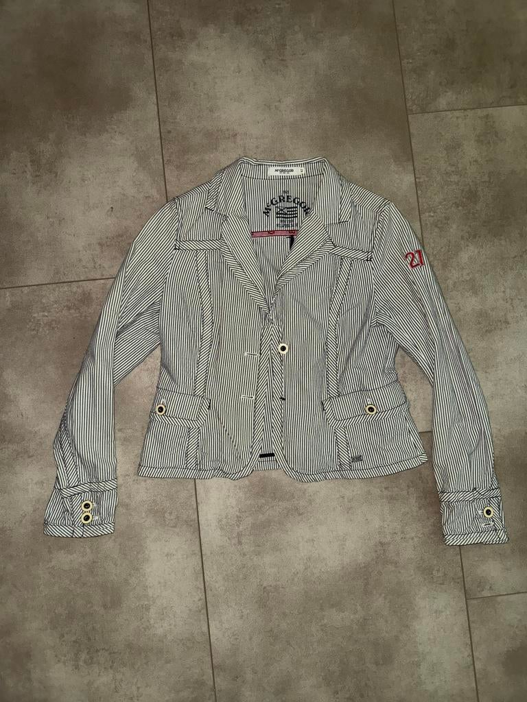 McGregor gestreept jasje - Maat 42 (XL), Kleding | Heren, Ophalen of Verzenden, Zo goed als nieuw, Overige maten, Zwart