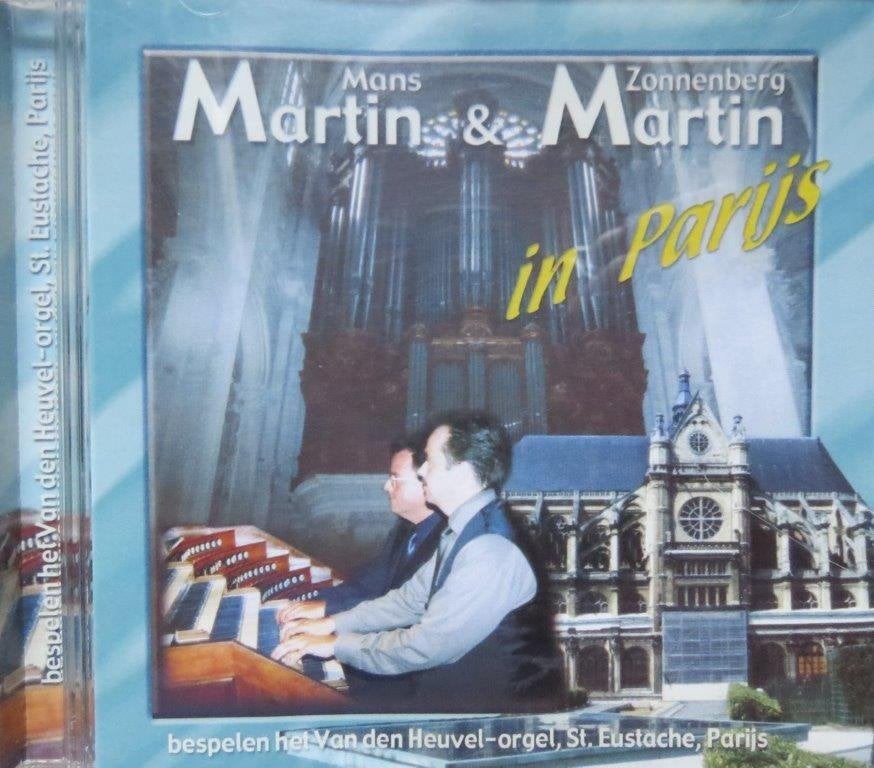 Cd orgel: Martin Mans en Martin Zonnenberg in Parijs deel 1, Cd's en Dvd's, Ophalen of Verzenden, Zo goed als nieuw, Gospel