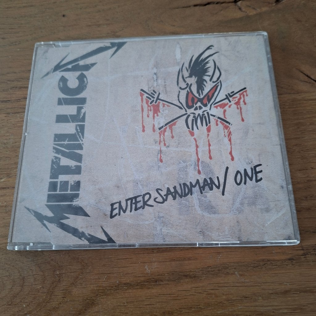 Metallica Enter Sandman / One, Ophalen of Verzenden, Gebruikt