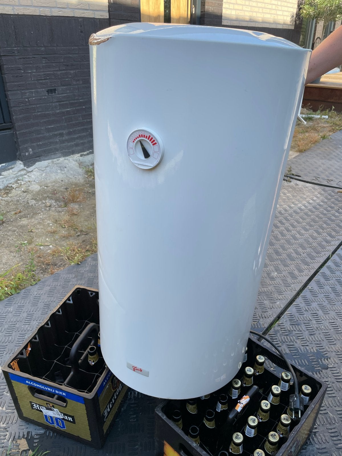 Fais 100L Boiler - Gebruikt met beschadiging, Ophalen, Gebruikt, Overige typen, Minder dan 60 cm