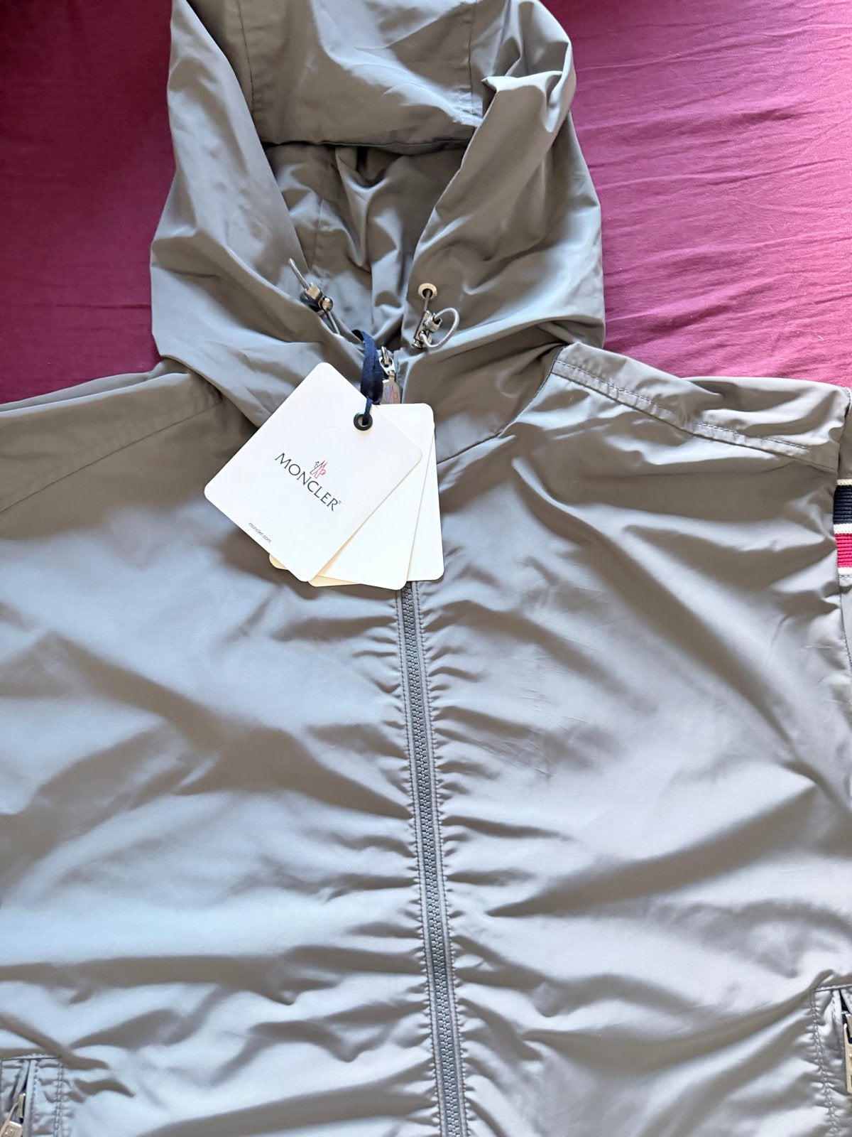 Moncler Longue Saison jas, Ophalen of Verzenden, Nieuw, Maat 56/58 (XL), Grijs