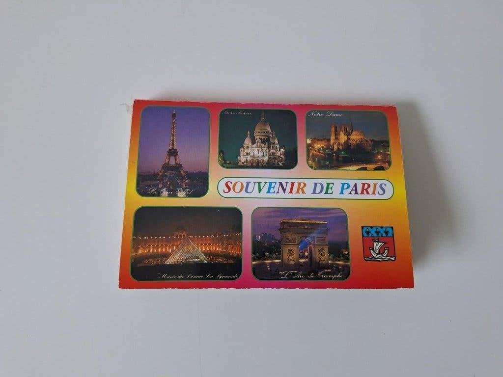Souvenir de Paris ansichtkaarten, Verzamelen, Ophalen of Verzenden, 1960 tot 1980, Ongelopen, Frankrijk