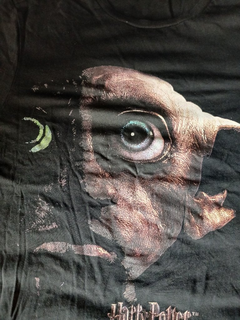 Speciaal T-shirt met afbeelding van Dobby uit Harry Potter, Verzamelen, Harry Potter, Ophalen of Verzenden, Zo goed als nieuw