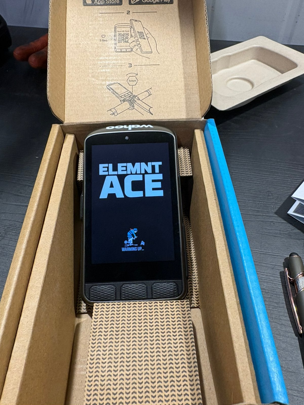 Wahoo Elemnt Ace GPS Cycling Computer CC7, Fietsen en Brommers, Fietsaccessoires | Fietscomputers, Ophalen of Verzenden, GPS, Zo goed als nieuw