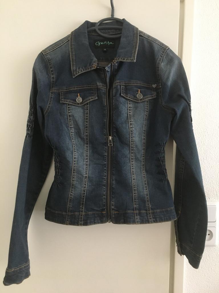 Nieuw Geisha getailleerd spijkerjasje, maat xs., Ophalen of Verzenden, Zo goed als nieuw, Maat 34 (XS) of kleiner, Blauw
