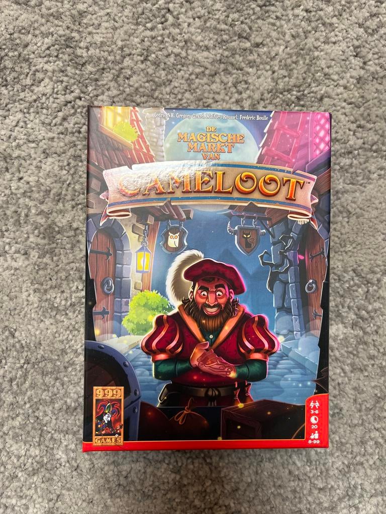 De Magische Markt van Camelot Bordspel, Drie of vier spelers, Ophalen of Verzenden, Zo goed als nieuw