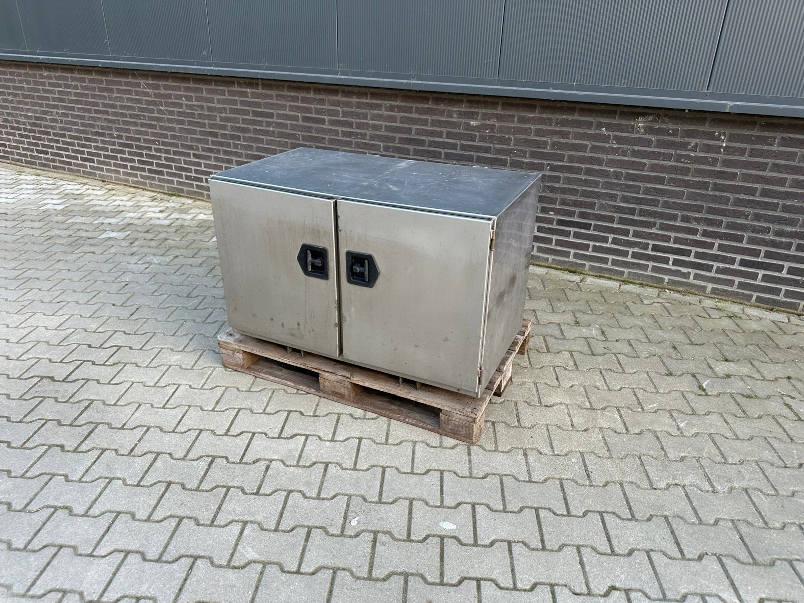 Grote RVS kist voor vrachtwagen, Ophalen, DAF, Carrosserie en Plaatwerk