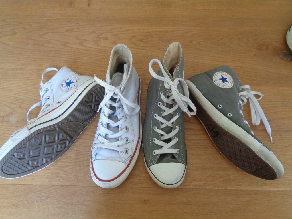 Converse all stars gympen/sneakers:mt 38, 39.5, 40, Ophalen of Verzenden, Converse All Stars, Grijs, Sneakers of Gympen