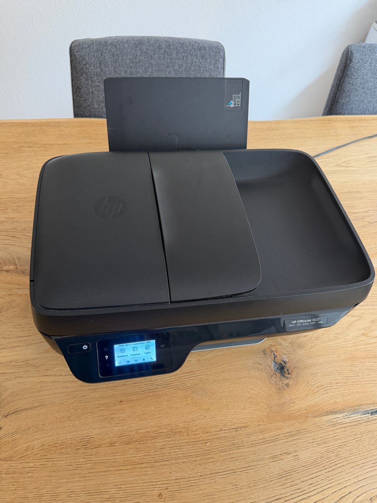 HP OfficeJet 3833 All-in-One Printer - Zo goed als nieuw, Computers en Software, Faxen, Inkjetprinter, All-in-one, Ophalen of Verzenden