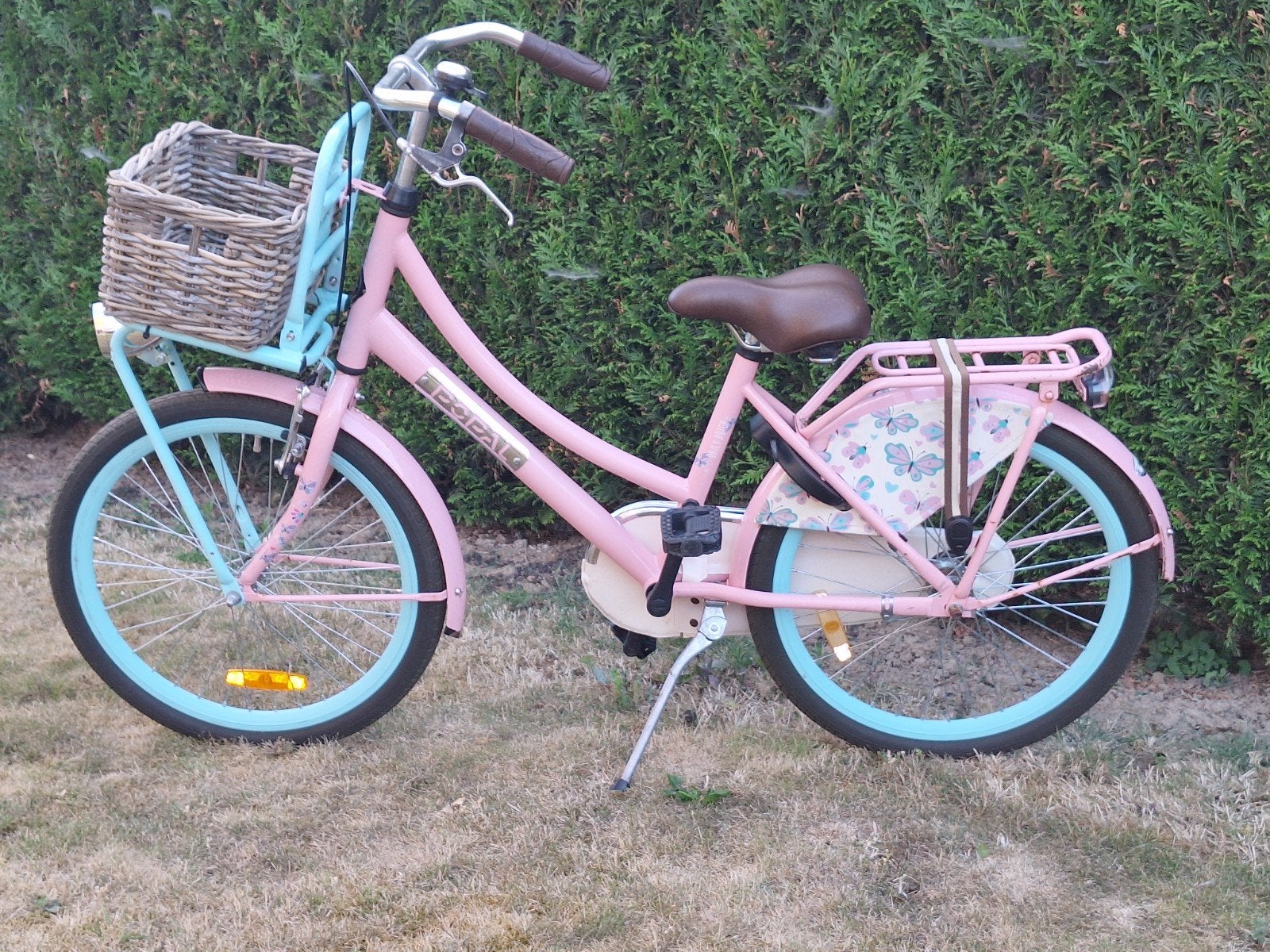 Popal Daily Dutch transportfiets 22 inch - Roze, Ophalen, Zo goed als nieuw, Popal Daily Dutch, Terugtraprem