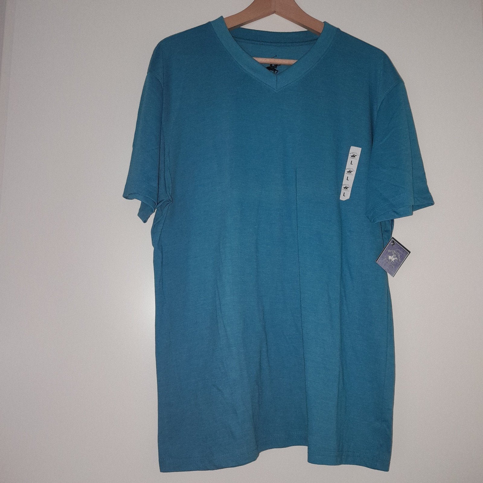Nieuw Beverly Hills Polo Club T-shirt - Turquoise (Maat L), Kleding | Heren, Maat 52/54 (L), Overige kleuren, Beverly Hills Polo Club