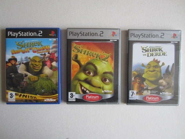 Shrek PS2 Playstation 2, Spelcomputers en Games, Games | Sony PlayStation 2, Zo goed als nieuw, Platform, 1 speler, Vanaf 3 jaar