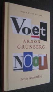 Arnon Grunberg : Voetnoot, Ophalen of Verzenden, Zo goed als nieuw
