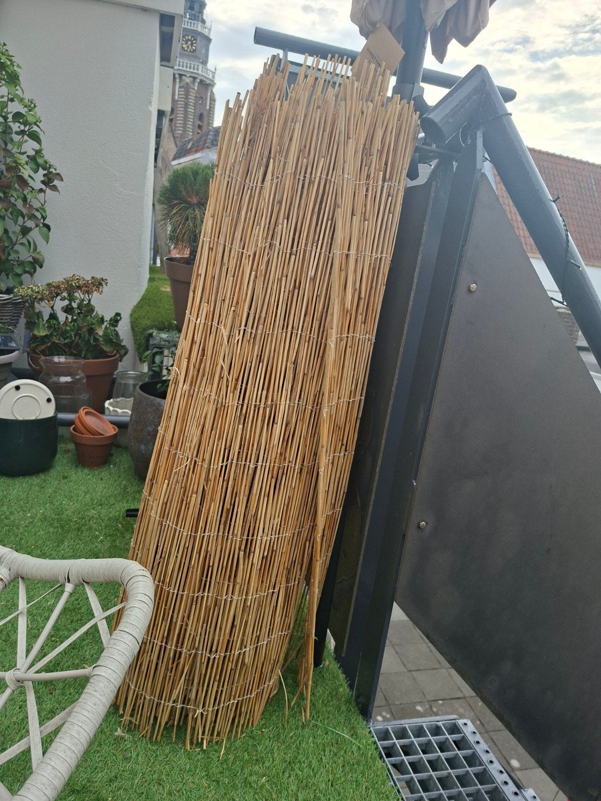 Nieuwe rol bamboe scherm, ongebruikt, Tuin en Terras, Ophalen, Overige materialen, 1 tot 2 meter, Nieuw