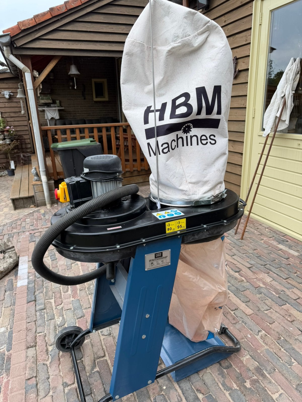 Afzuiger HBM 550 gewoon nieuw, Doe-het-zelf en Verbouw, Ophalen, Zo goed als nieuw, 1200 watt of meer, 70 mm of meer