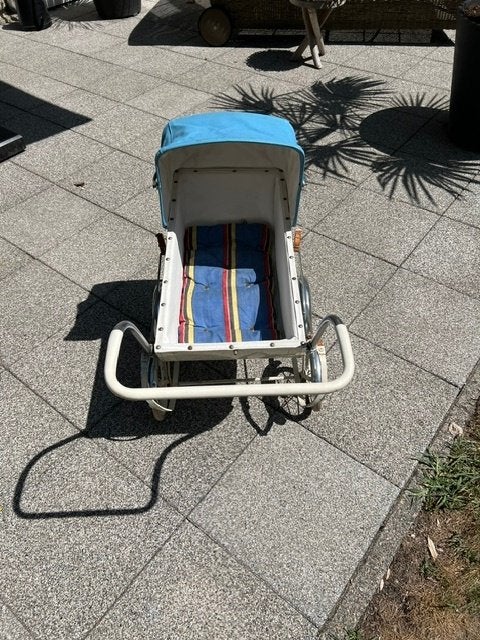 Vintage oude poppenwagen, Kinderen en Baby's, Ophalen of Verzenden, Gebruikt, Overige typen
