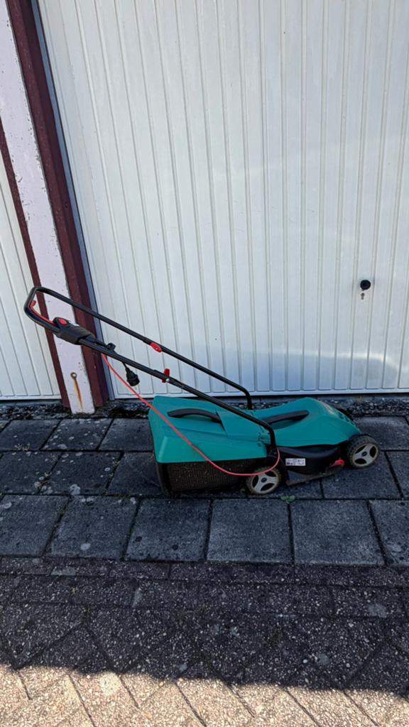 Elektrische Cyclomaaier / Gazonmaaier met Opvangbak, Ophalen, Cirkelmaaier, Gebruikt, Elektrische grasmaaier