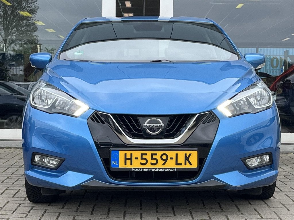 Nissan Micra 1.0 IG-T N-Connecta | Cruise control | Airco |, Auto's, Nissan, Voorwielaandrijving, Euro 6, LED verlichting, Blauw