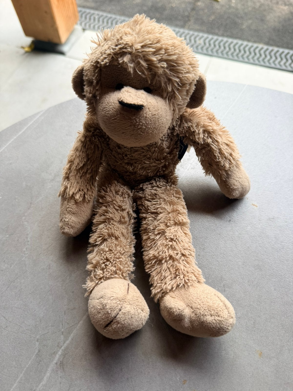 Knuffelaapje +\- 28cm, Ophalen of Verzenden, Gebruikt, Overige typen