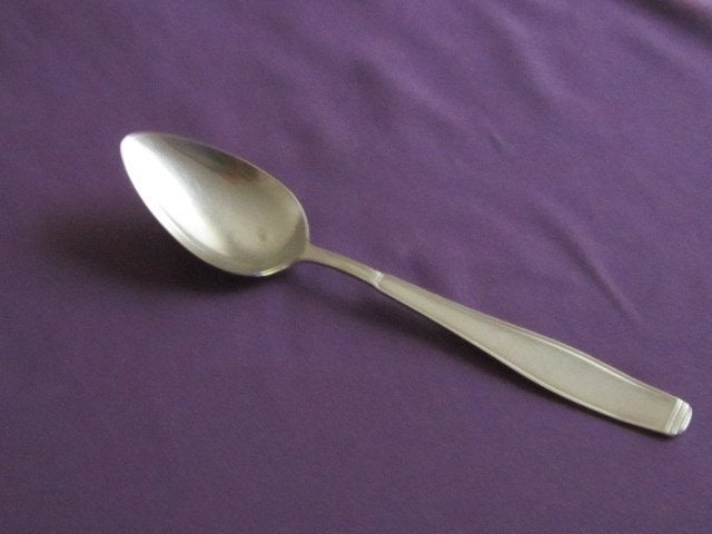 1 groentelepel 26 cm Gero Zilmeta Carre 562.  jaren 1950, Huis en Inrichting, Keuken | Bestek, Gebruikt, Gero, Los bestek, Ophalen of Verzenden